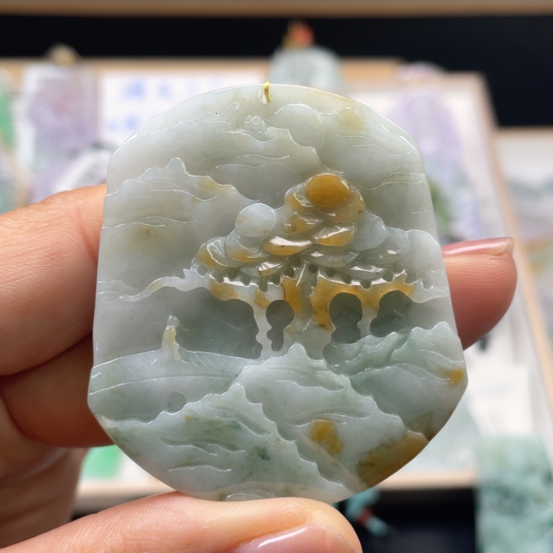 翡翠吊坠(不含链)未镶嵌