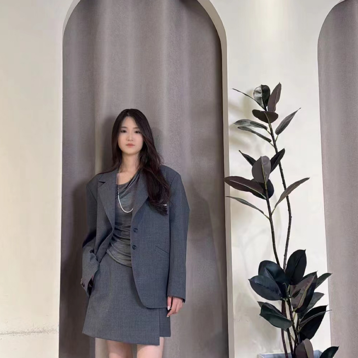 Shang1后背结构西装