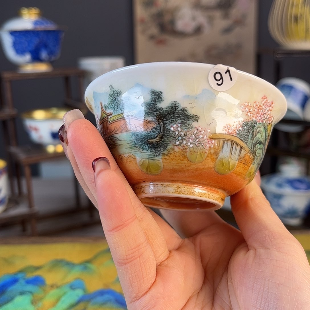 杯景德镇陶瓷茶杯多人