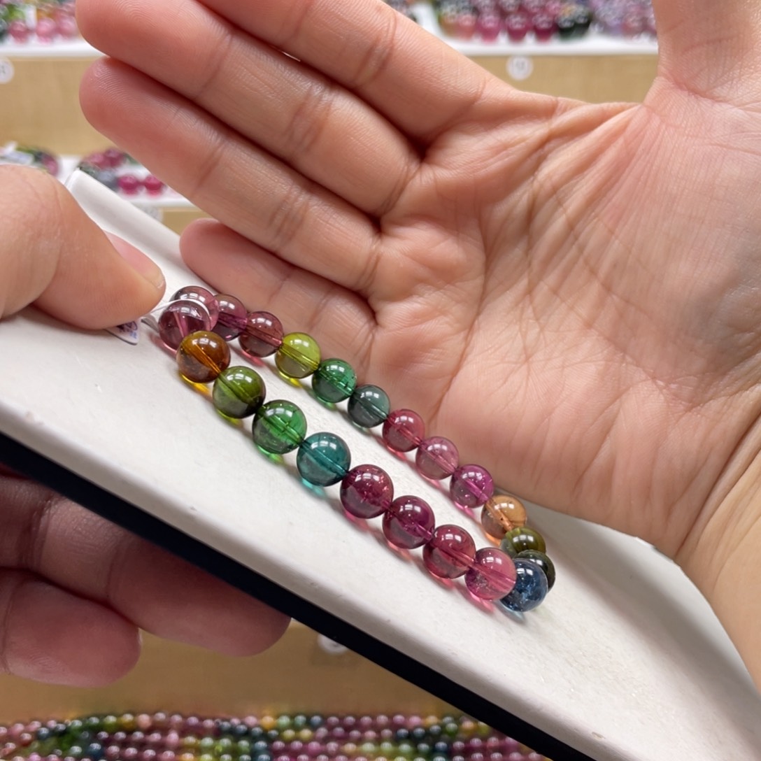 碧玺手链未镶嵌8.3mmmmmmmmmmmmmmmmmmm