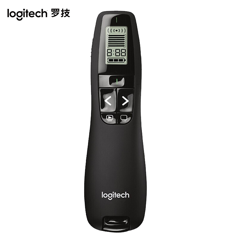 罗技（Logitech）R800 无线演示器 ppt翻页笔 演示笔（激光笔）专业版