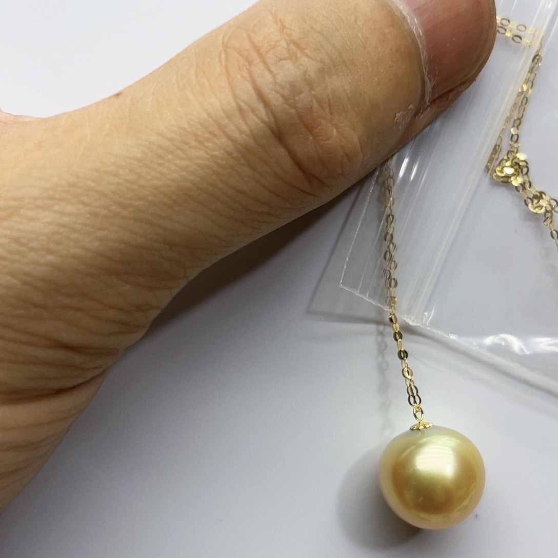 海水珍珠18K金镶嵌颈饰