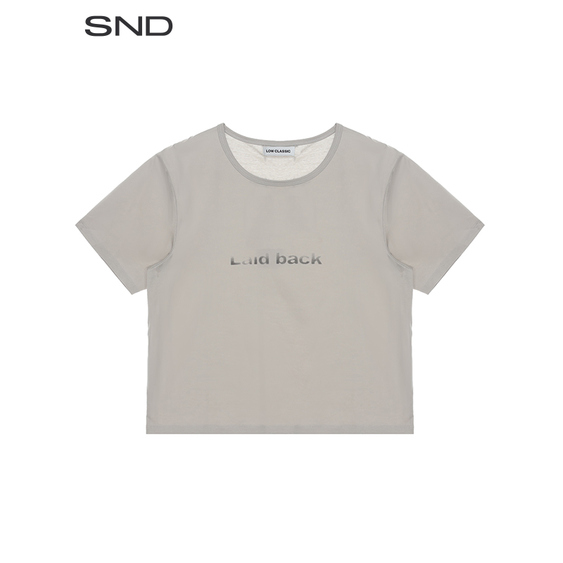 【LOW CLASSIC 设计师品牌】SND SS25 字母宽松T恤