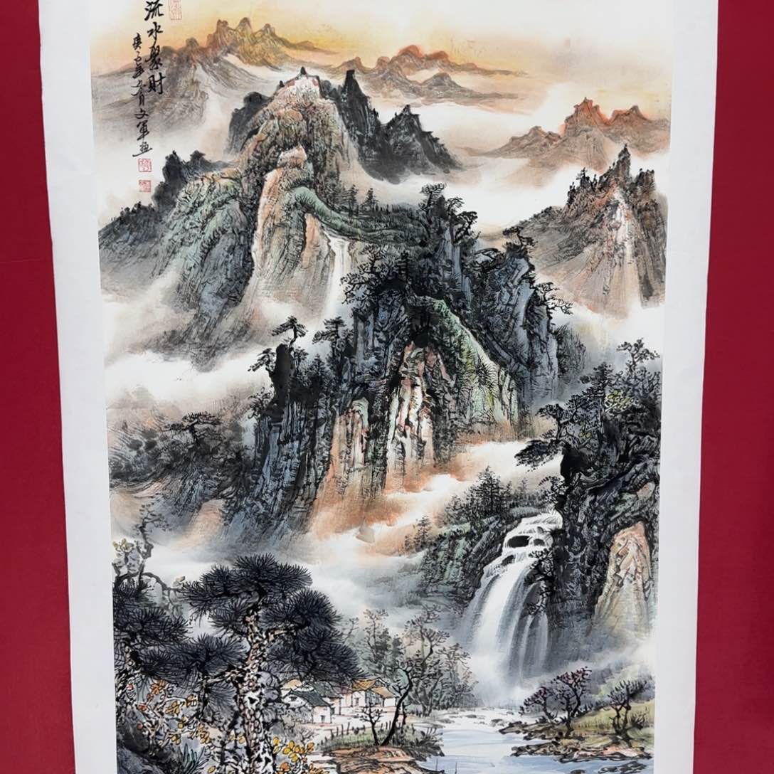 国画国画李文军国画精品