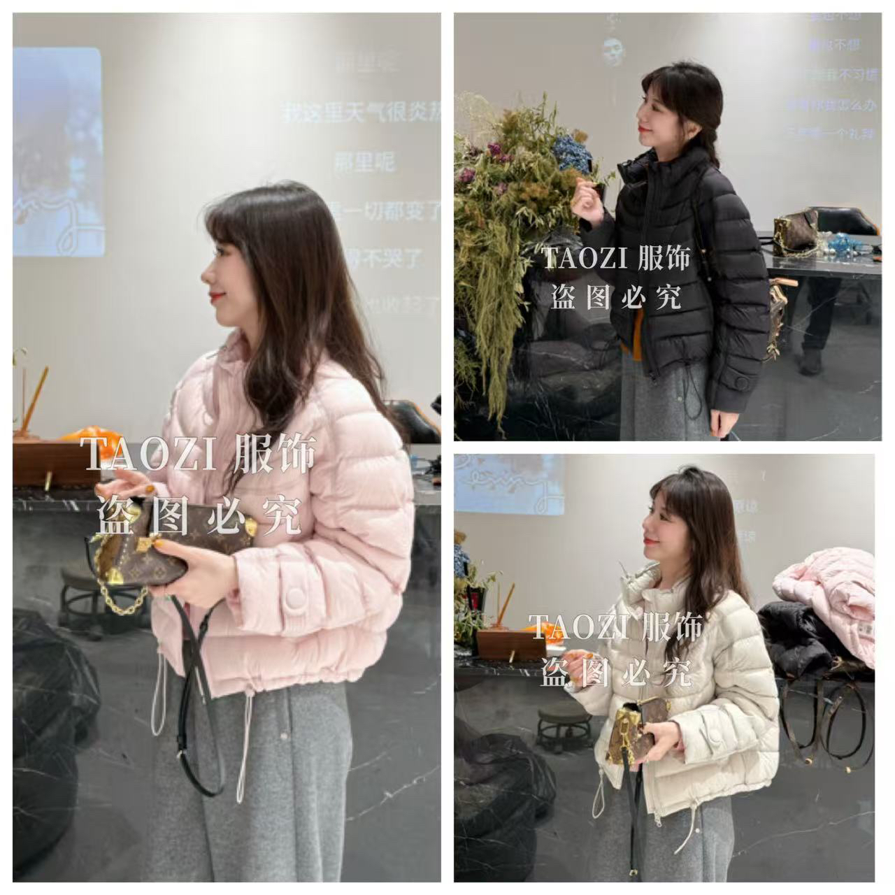 桃子自制 10011 【排骨外套】高品质90白鸭绒冬季保暖百搭羽绒外套