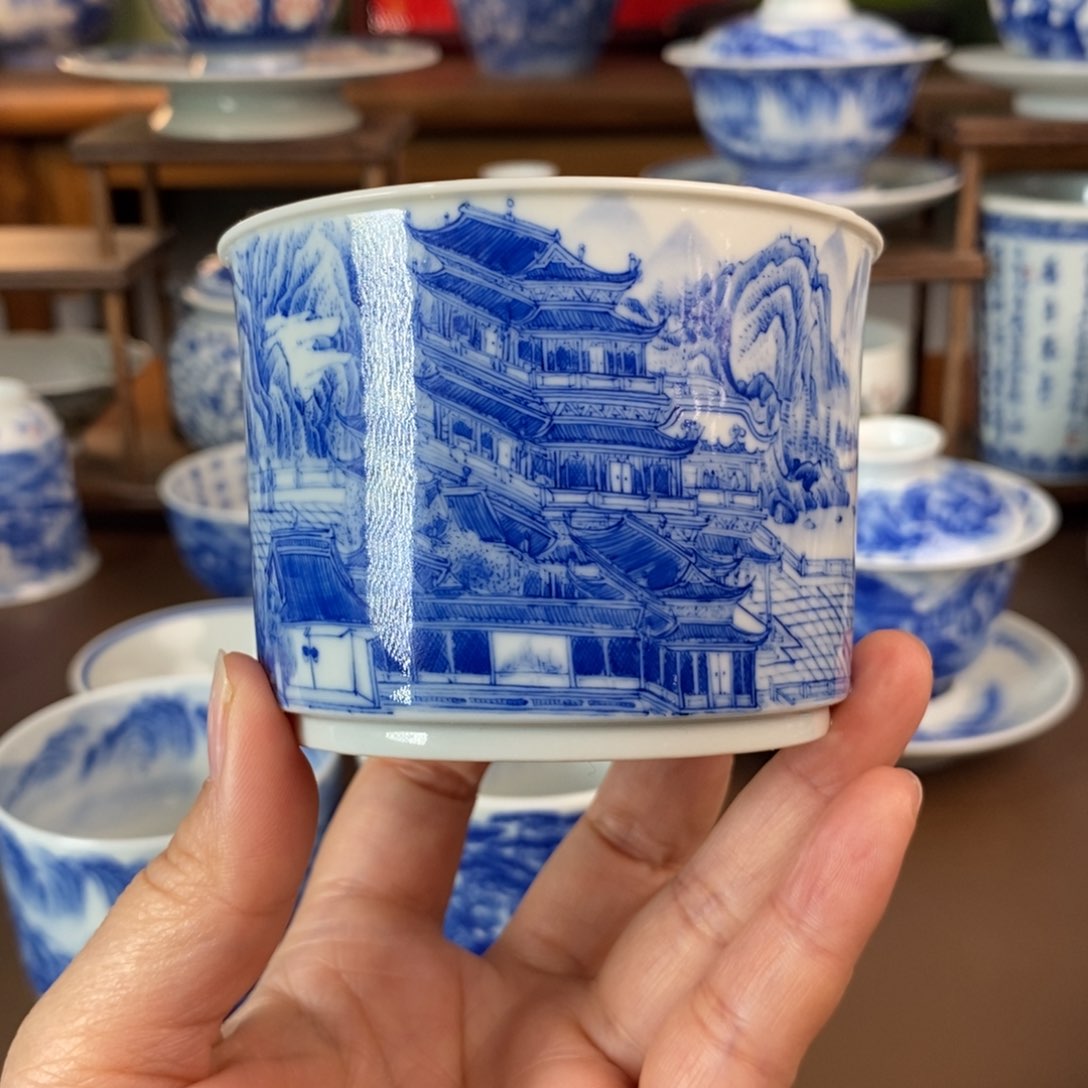 晖*景德镇陶瓷手工手绘