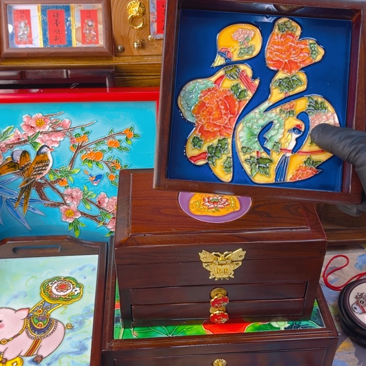 加大款瓷板画艺术作品