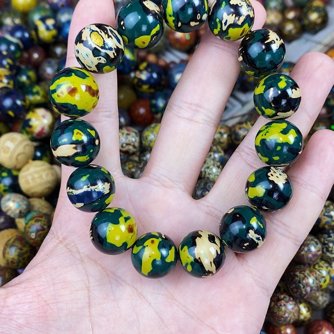 贝*非遗手工 大漆工艺规格1.5cm