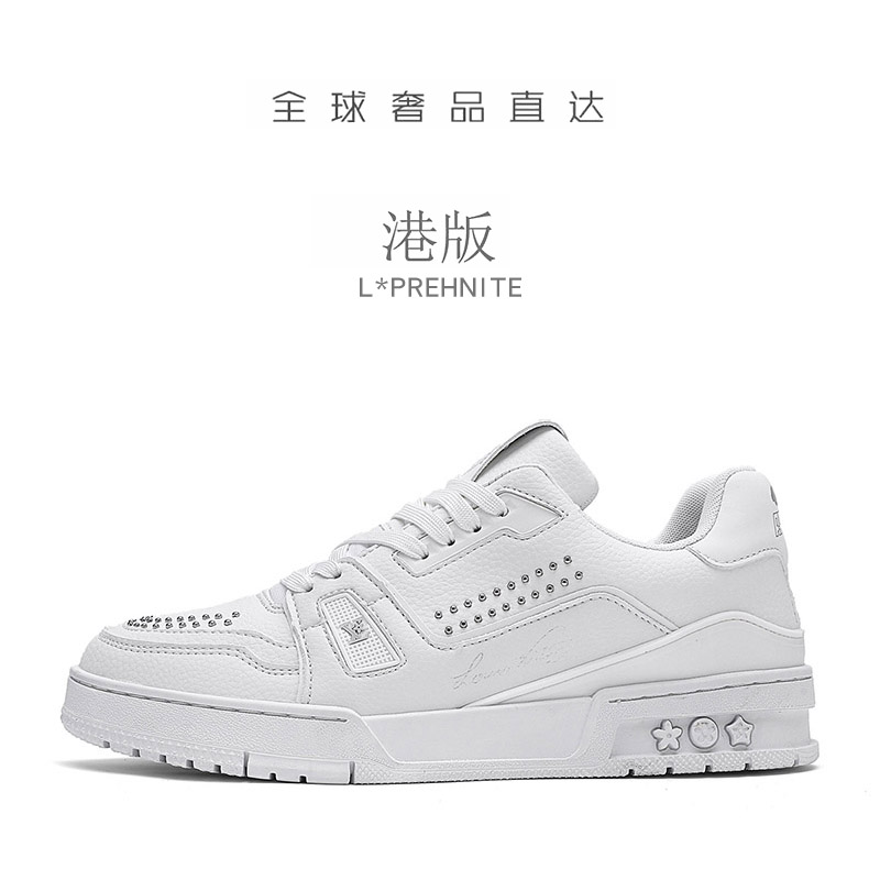 【港版】L*×维多利亚Trainer 签名款白色板鞋
