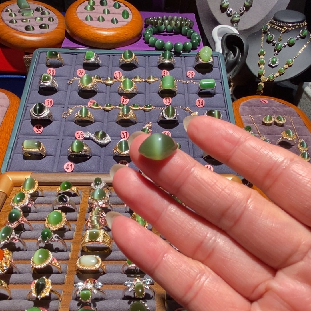 ꧁***꧂和田玉足银镶嵌戒指