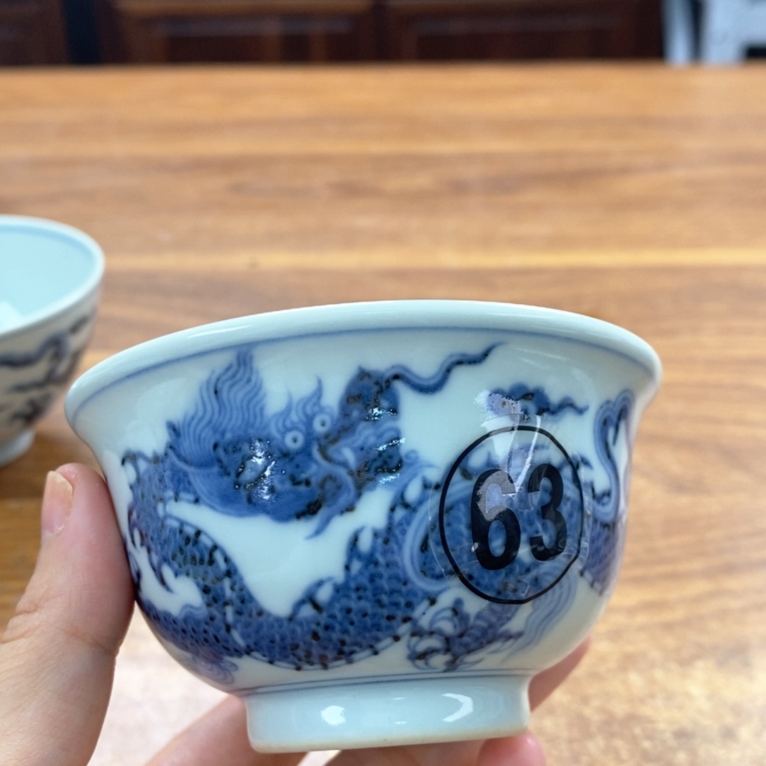 桔*手工手绘柴窑单杯