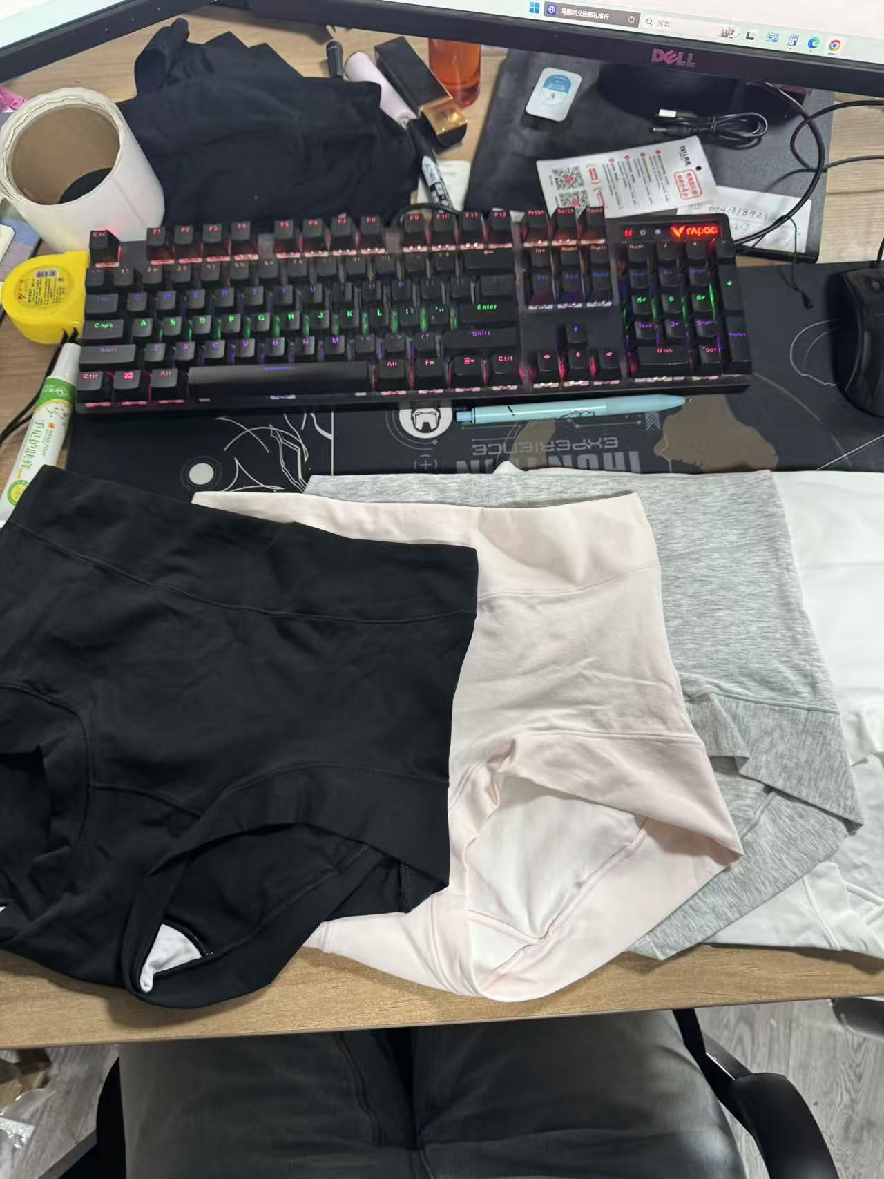 女士简约纯棉三角内裤