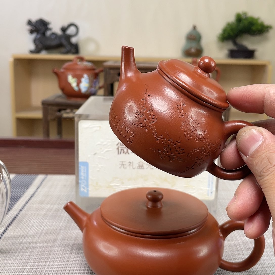 紫砂茶壶东**鲜微瑕处理