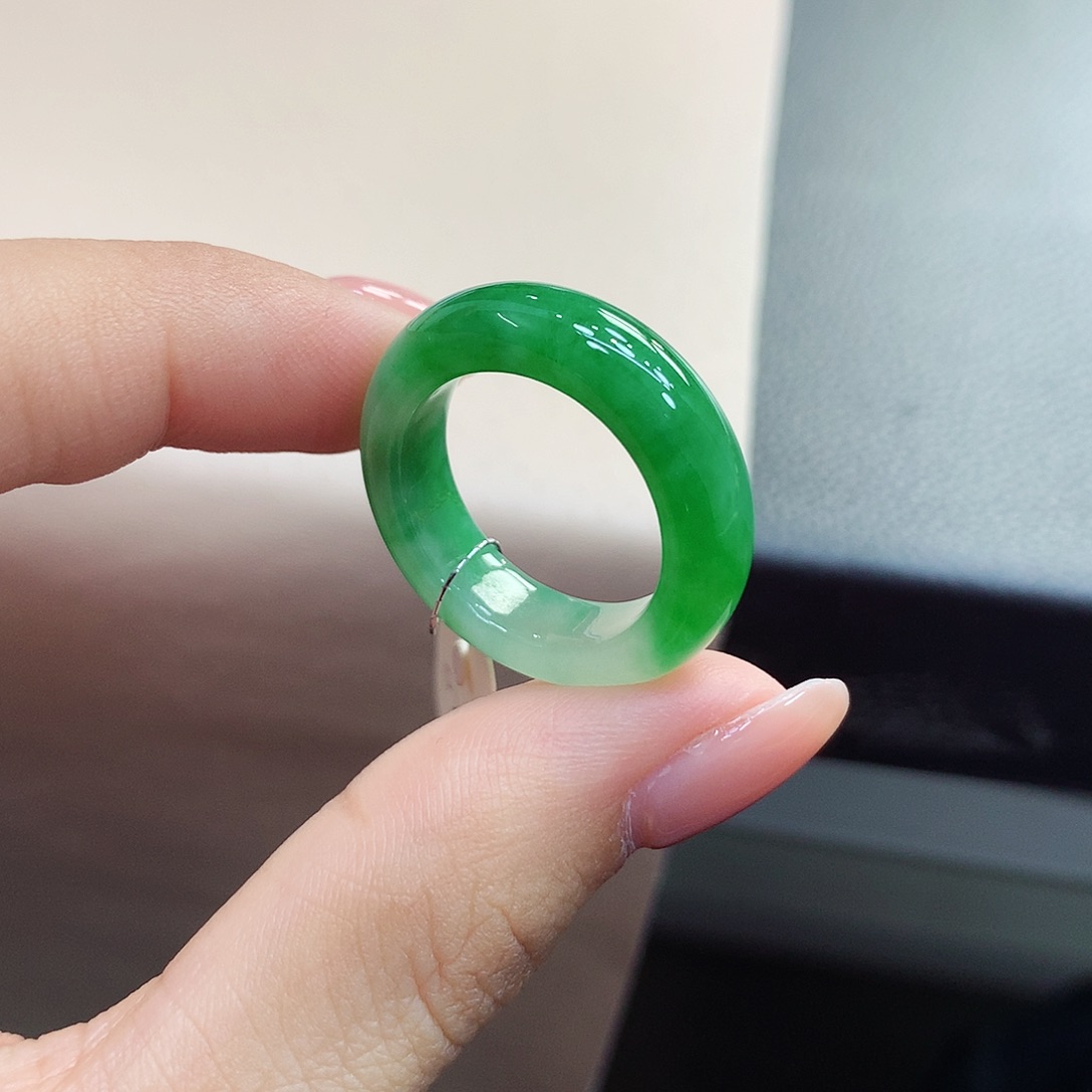 未镶嵌戒指翡翠14.15号