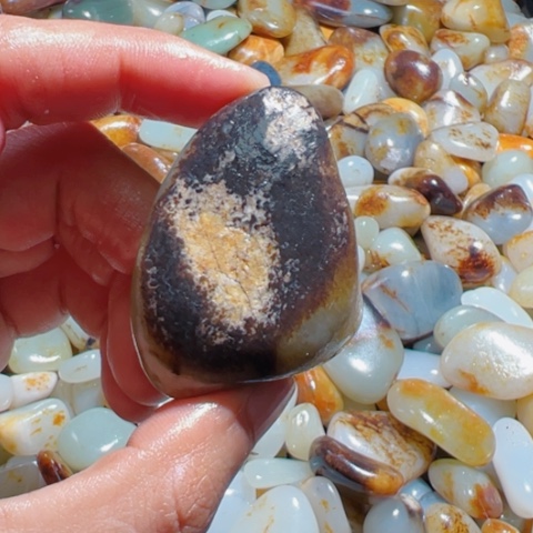 和田玉（糖玉）手链未镶嵌1-