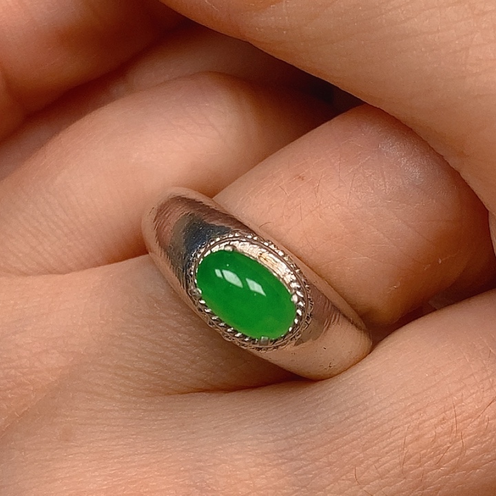 翡翠未镶嵌耳饰翡翠蛋面