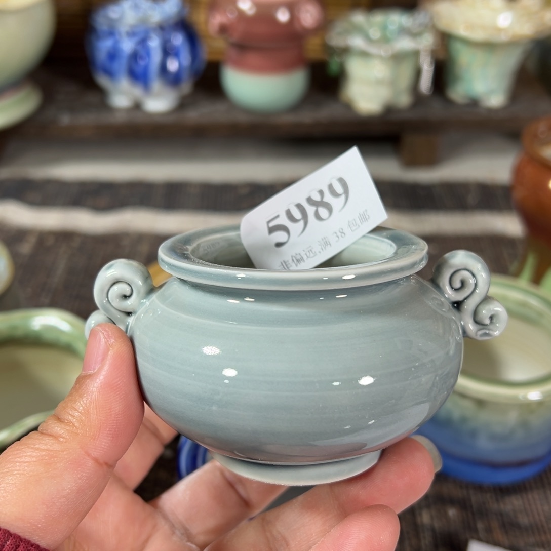 红陶景德镇手工花盆