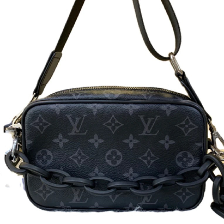 95新 LouisVuitton/路易威登 lv黑老花洗漱包25cm送改造