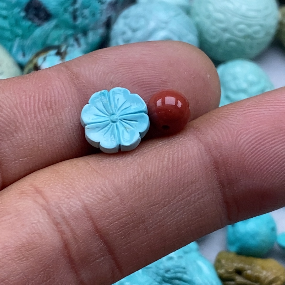 显***镜南红玛瑙未镶嵌珠宝半成品