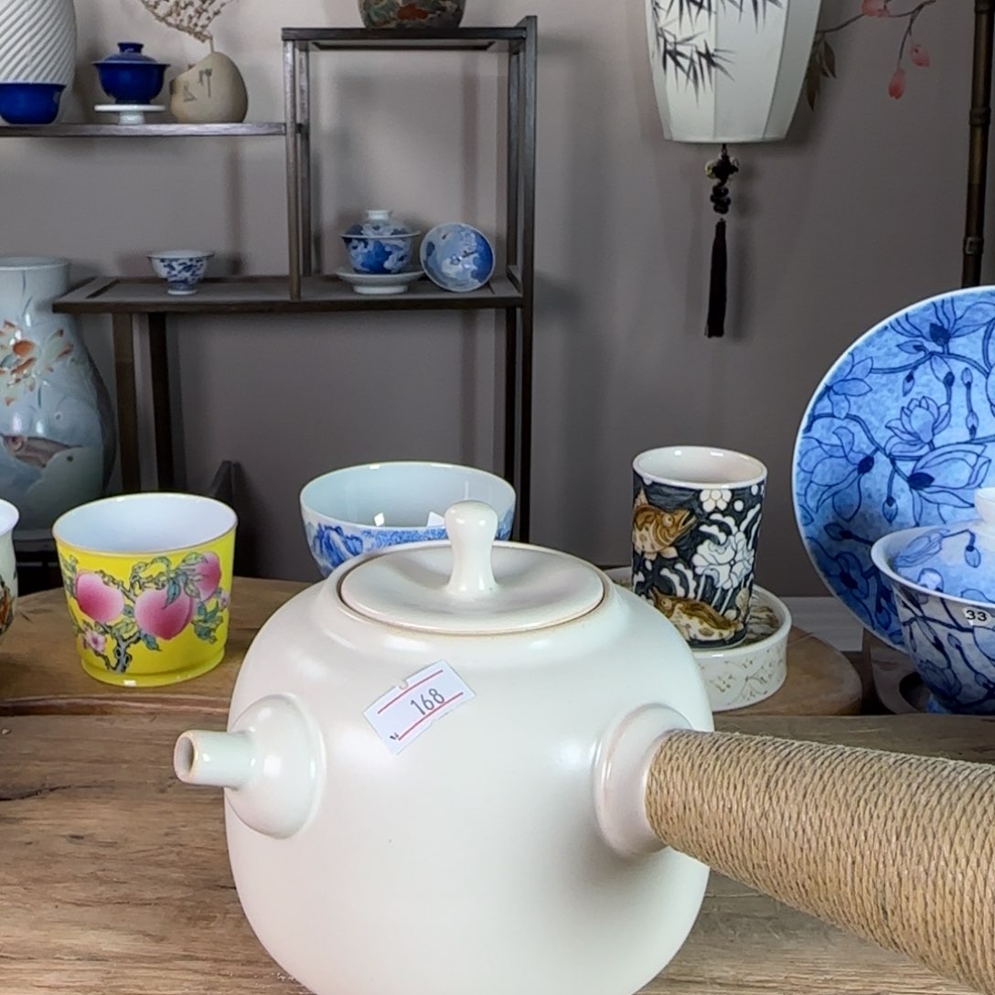 杯景德镇陶瓷柴烧多人