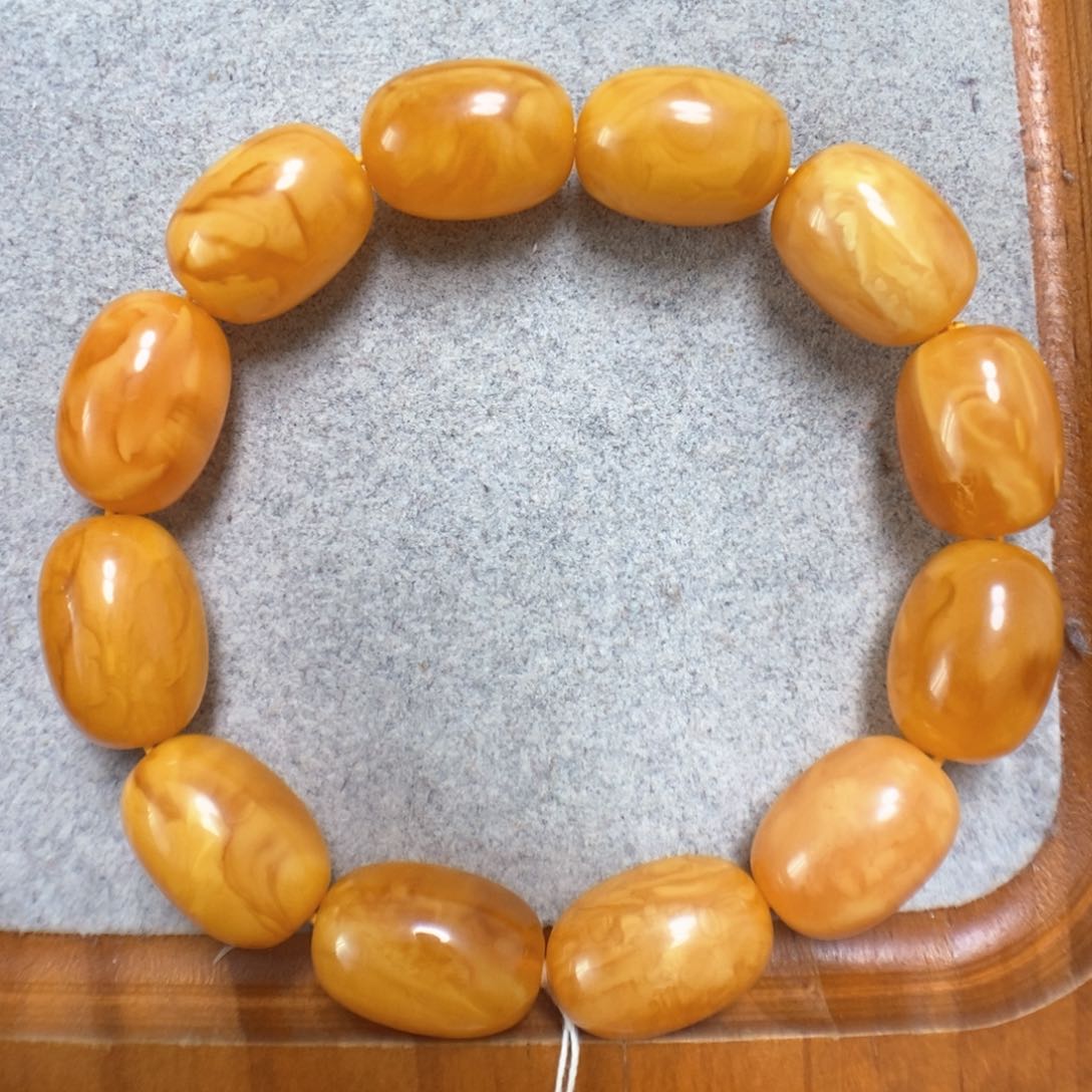 蜜蜡手串未镶嵌蜜蜡手串