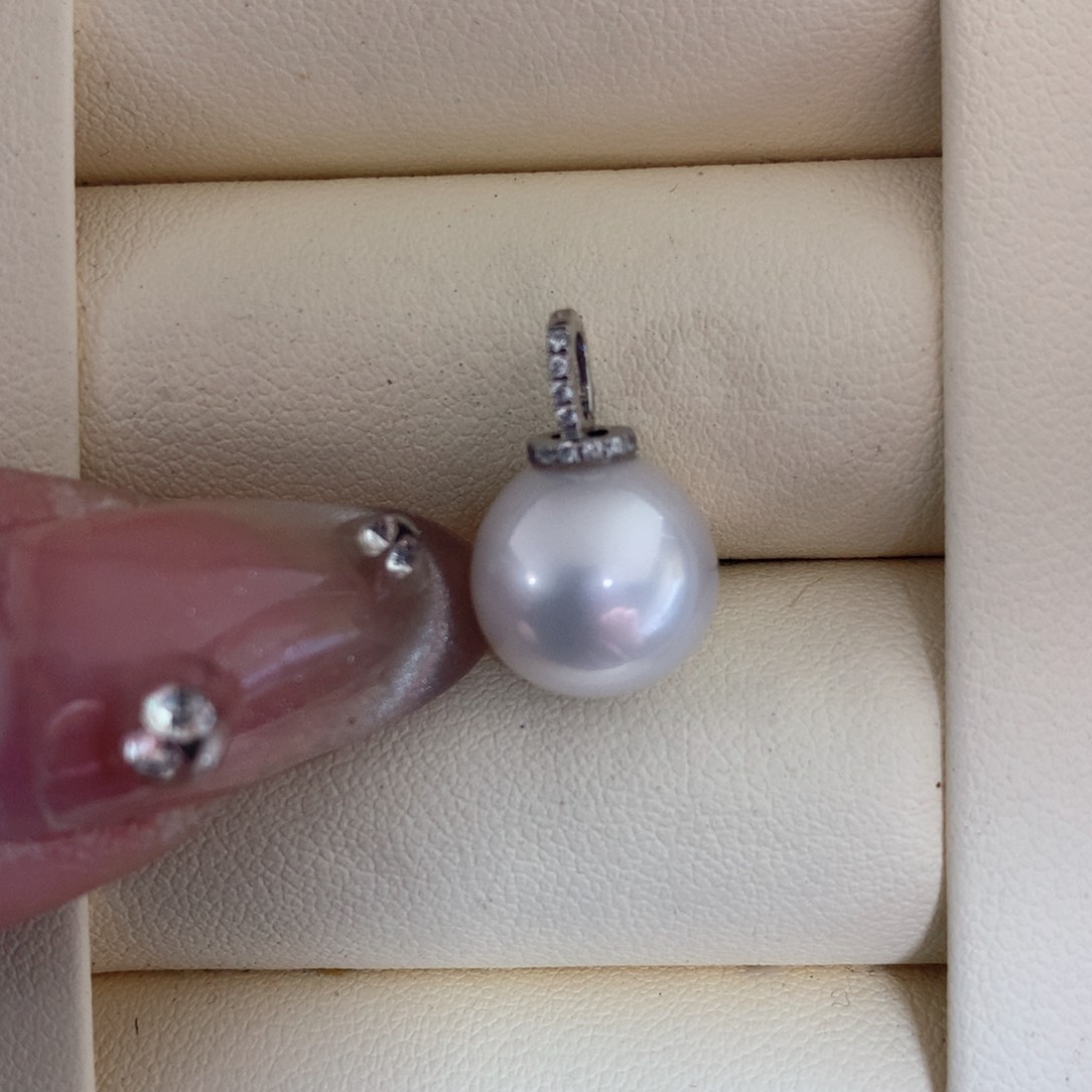 海水珍珠颈饰18K金镶嵌