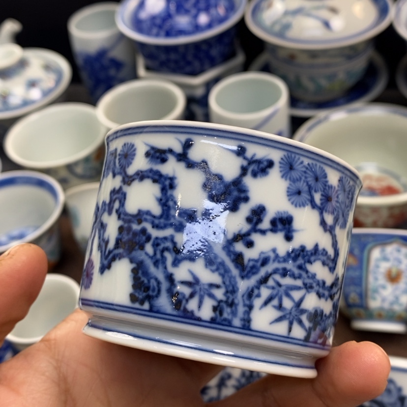 【闪购商品】景德镇青花主人杯
