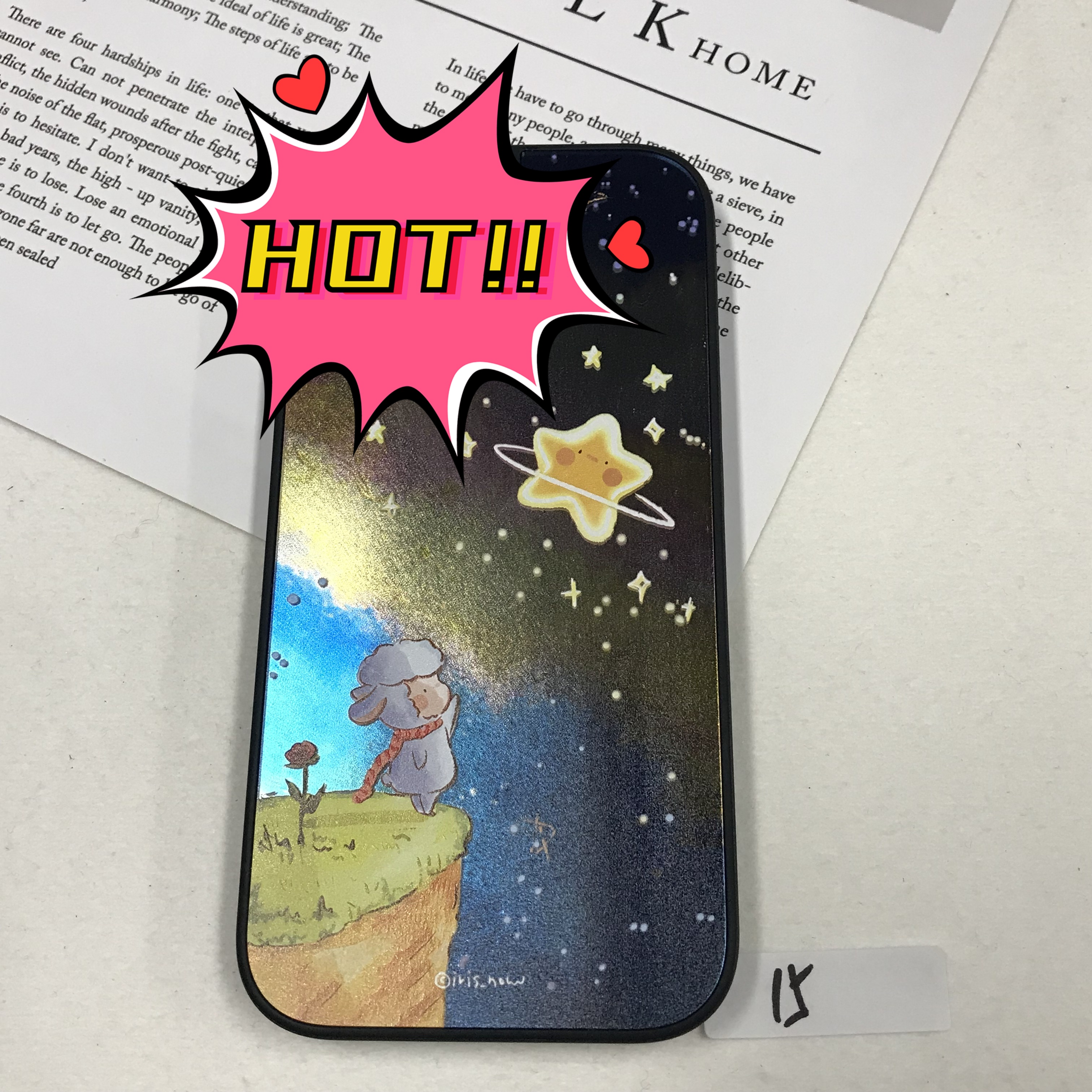 【15镜面黑边福利款】清仓微瑕适用于苹果15手机壳