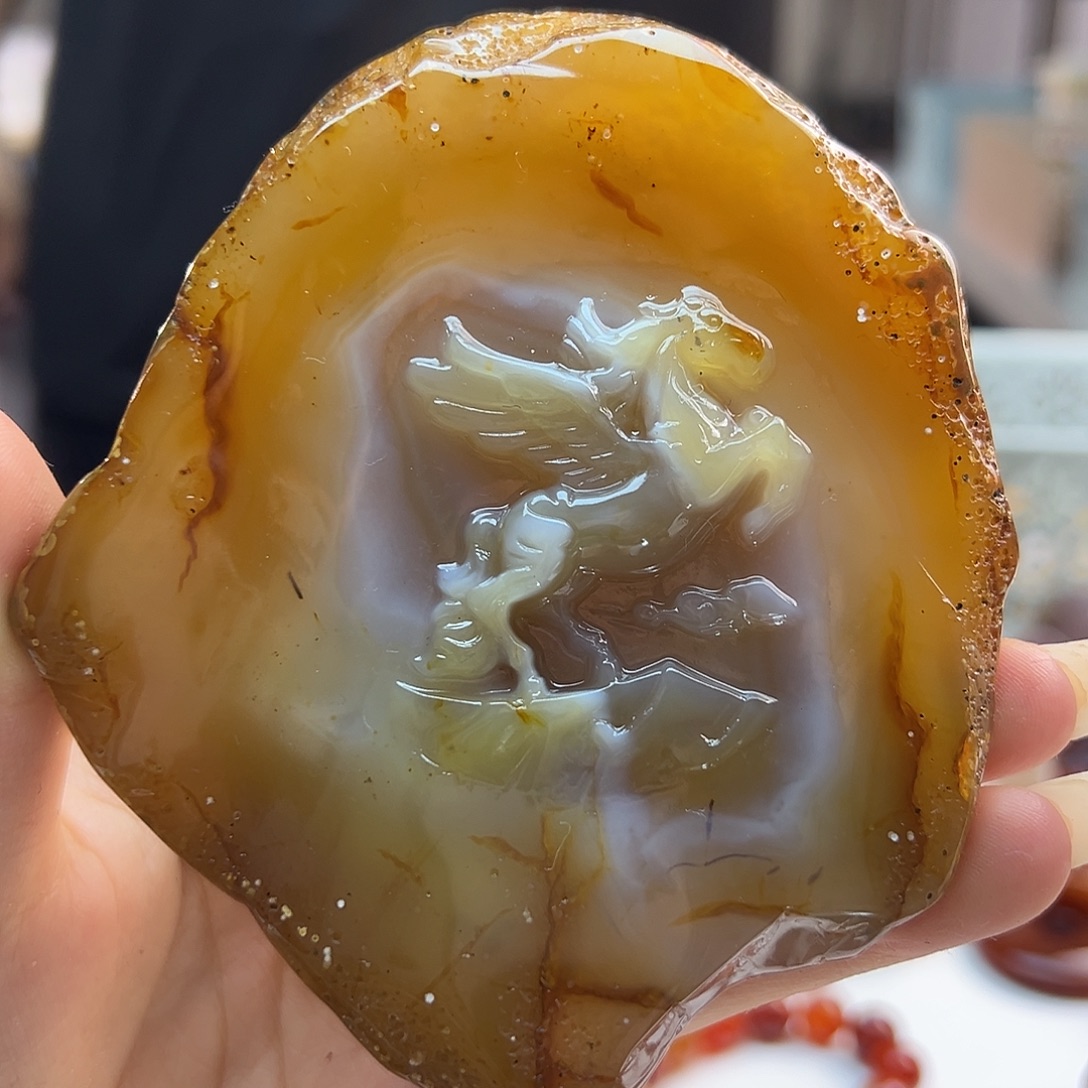 玛瑙/玉髓未镶嵌吊坠(不含链)