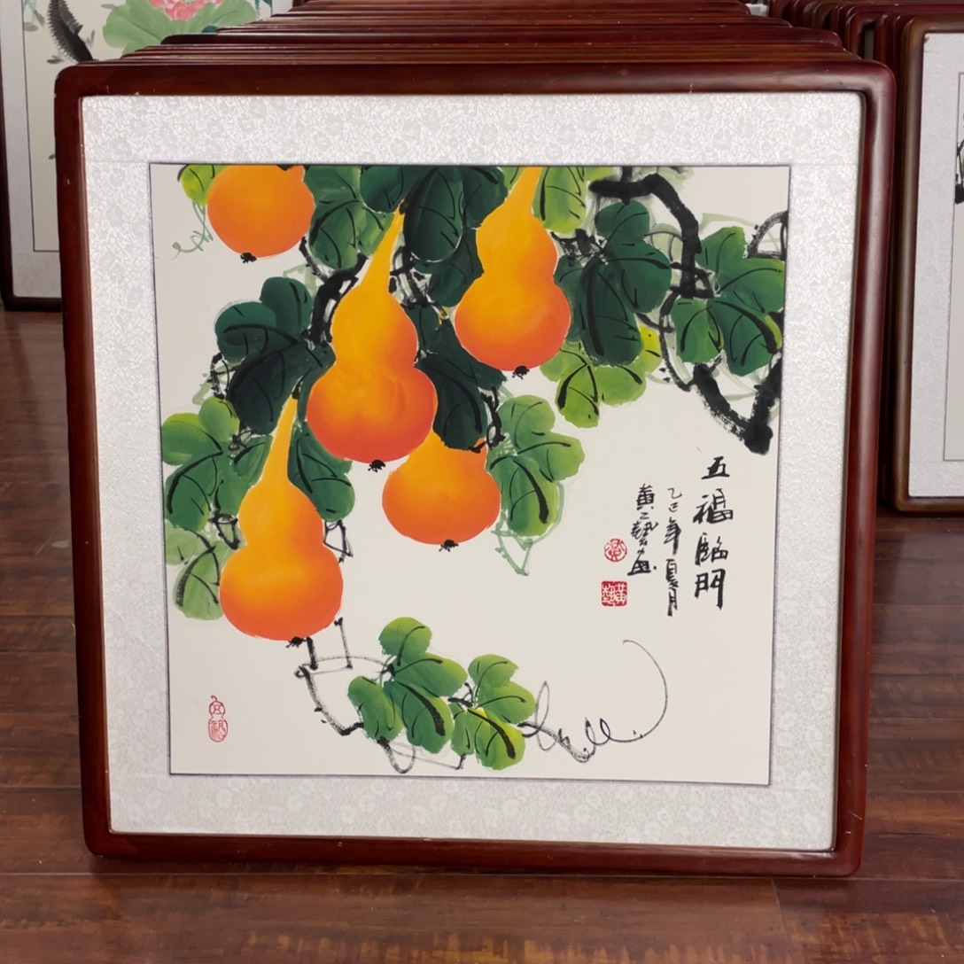 国画带框尺寸63*63厘米