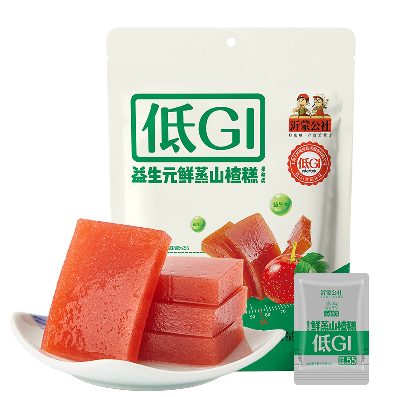 沂蒙公社低GI益生元鲜蒸山楂糕独立小包装t