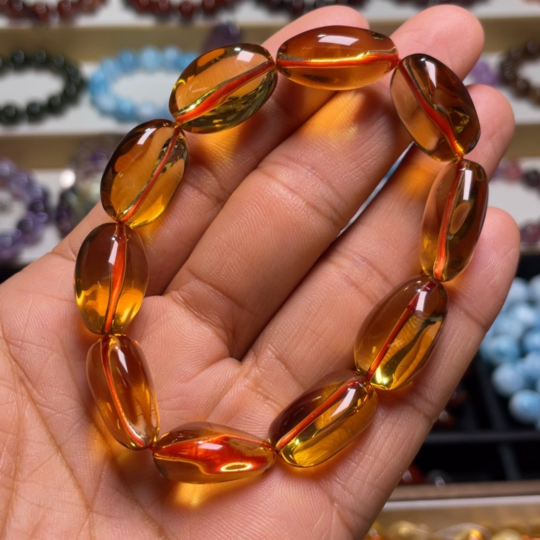 水晶手链未镶嵌巴西暴力黄