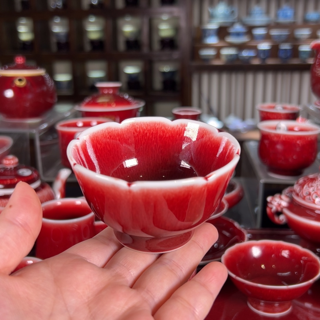 杯子景德镇高温原矿杯