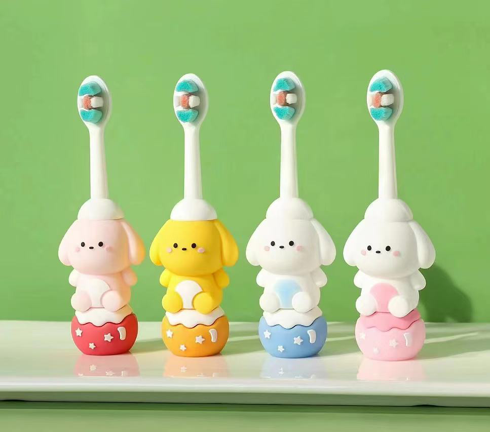 小什季卡通牙刷软毛设计婴幼儿乳牙宝宝洁齿