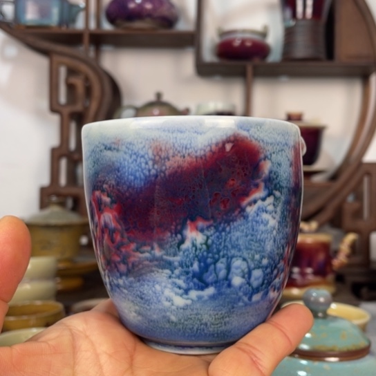 茶盏立*漆神垕钧瓷茶器