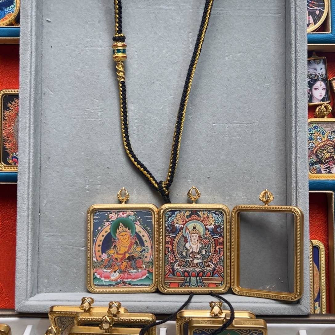 吊坠博***h双面铜壳双面铜壳