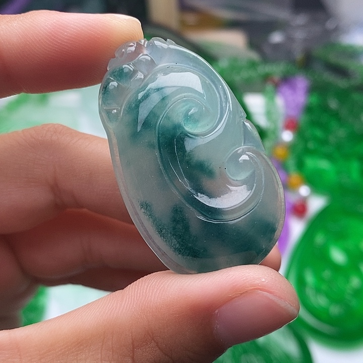 翡翠未镶嵌颈饰所见即所得 220