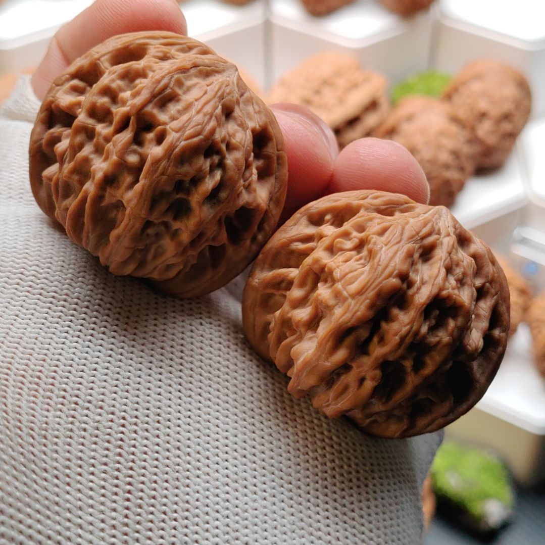 把件文玩核桃14号丨全品原生态磨盘40尺