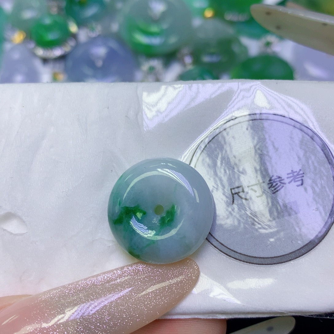 翡翠未镶嵌颈饰天然缅甸翡翠a货百元以上9元证书费自理