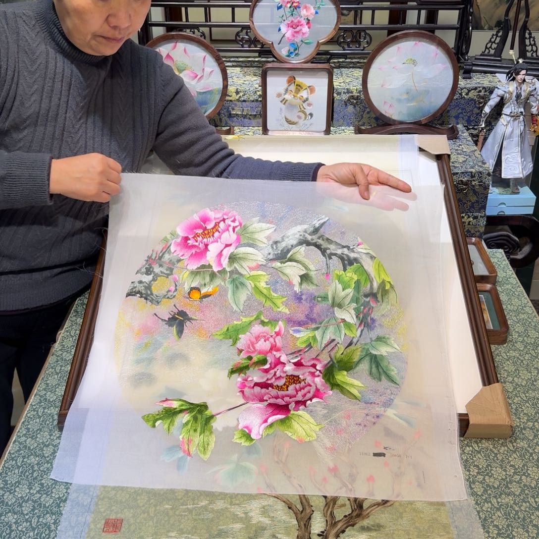 刺绣手工苏绣工艺精品