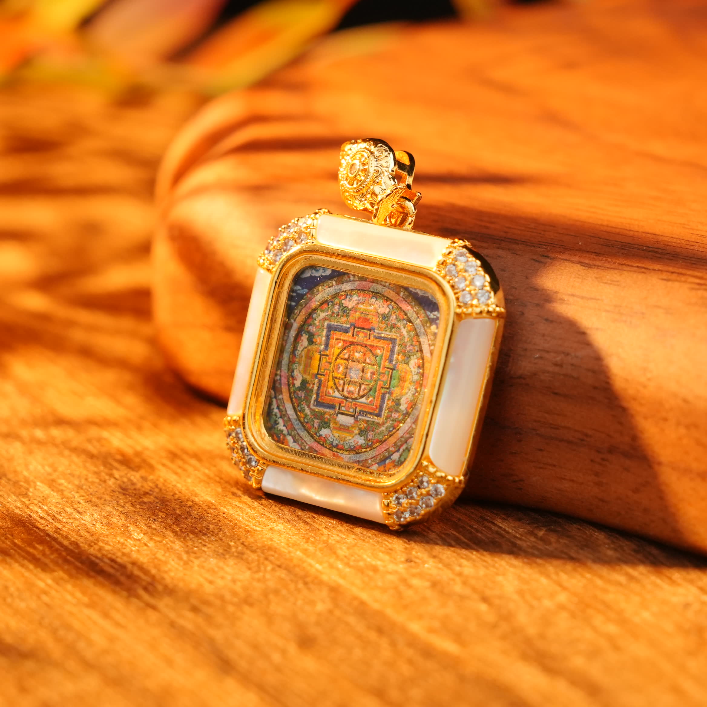 非金属仿珍珠吊坠 坛城卡卡吊坠LBX03608