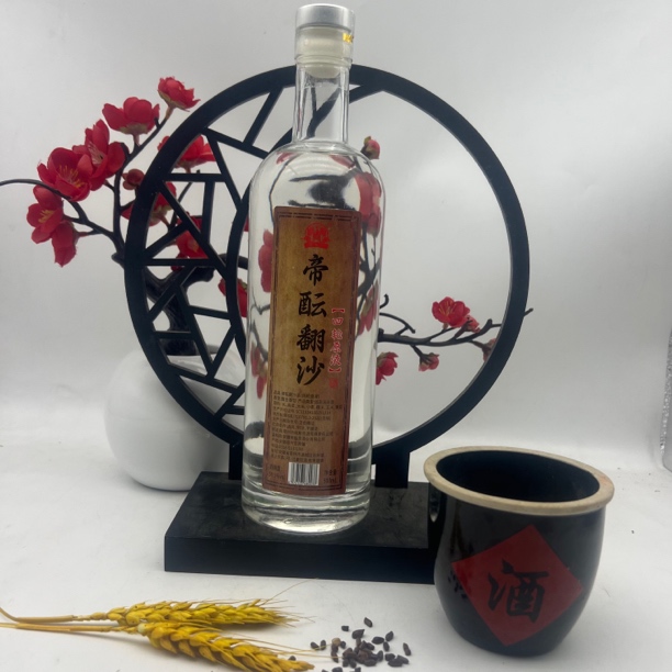 帝酝贡【帝酝翻砂四轮原液】小窖池古法六粮酿造浓香型固态60度500