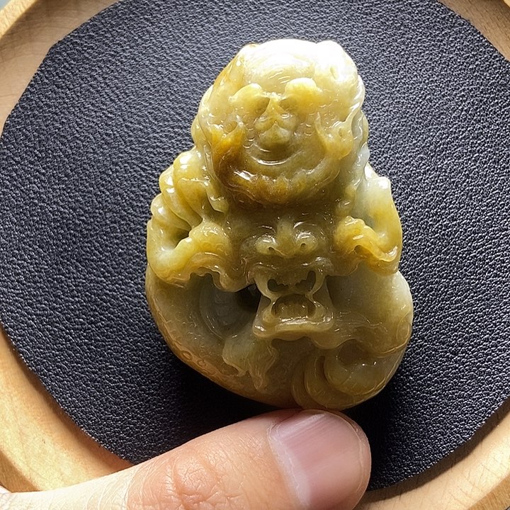 翡翠颈饰未镶嵌缅甸a货