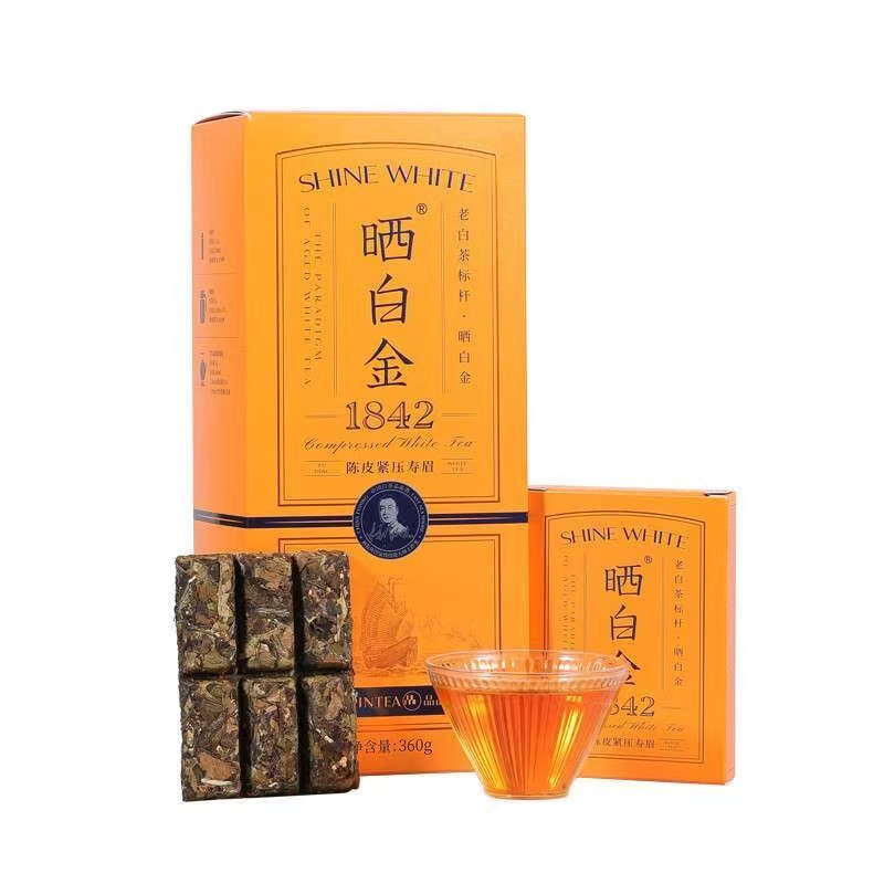 品品香晒白金 1842寿眉 老白茶