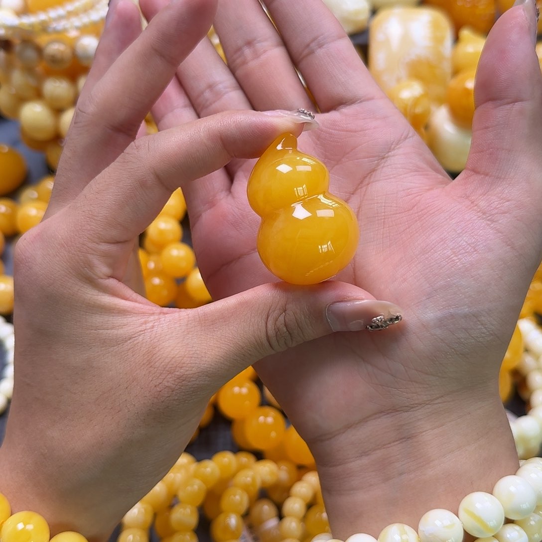 未镶嵌蜜蜡珠宝奇石葫芦