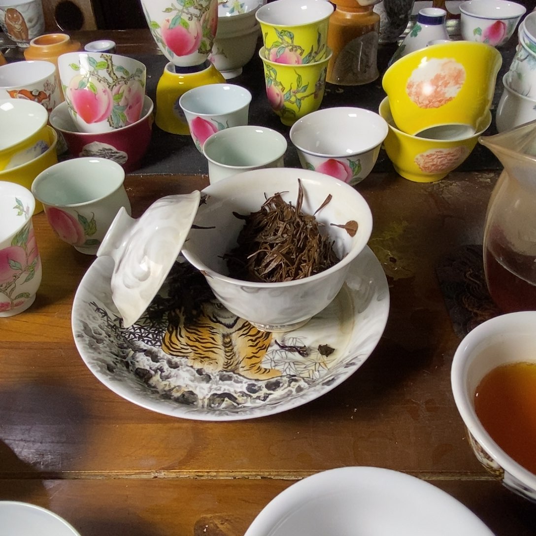 莹***^手工艺品钧瓷景德镇手绘陶瓷茶器