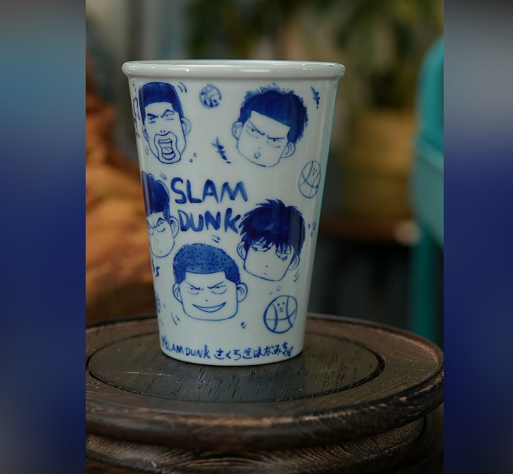景德镇国企好瓷推荐青花动漫可乐杯109