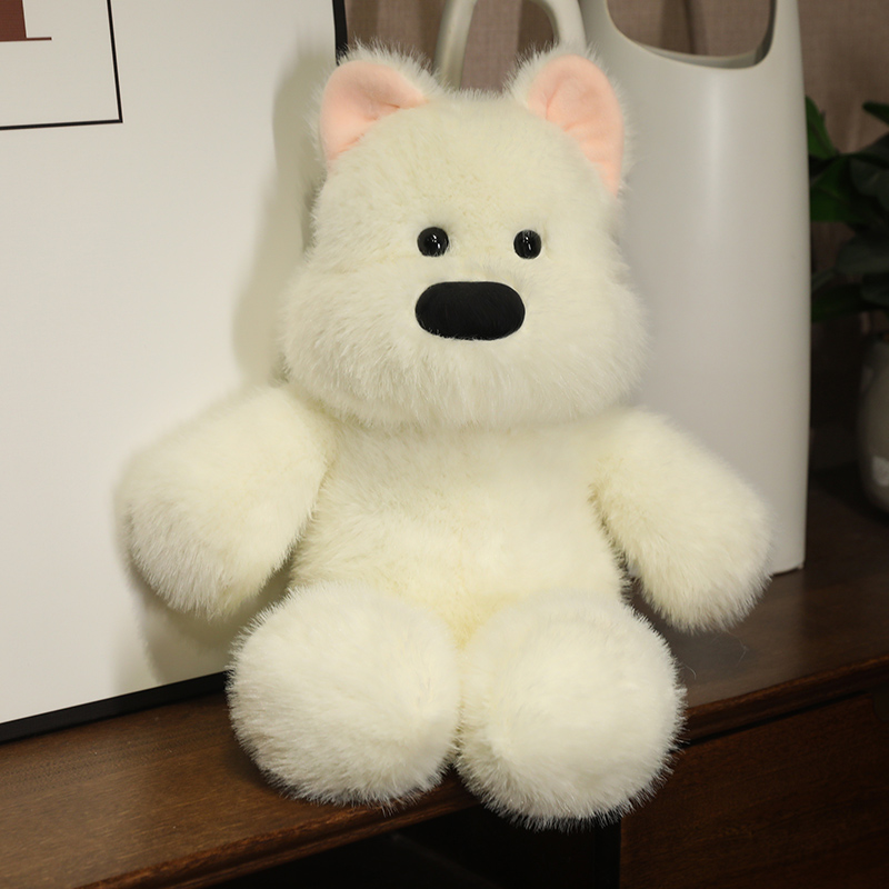 跑跑玩偶西高地小熊公仔玩偶女生礼物生日礼物情人节礼物