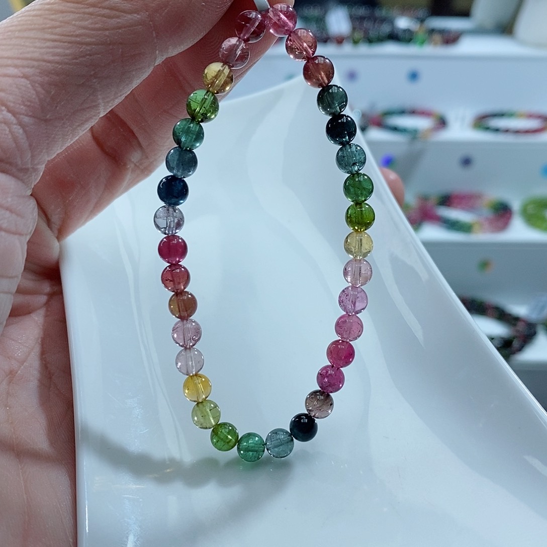 碧玺手链未镶嵌手链