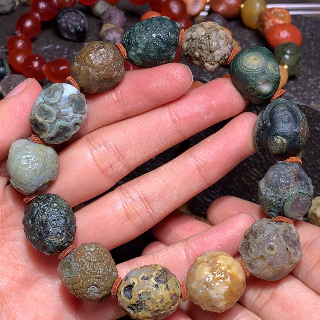 未镶嵌玛瑙/玉髓珠宝半成品